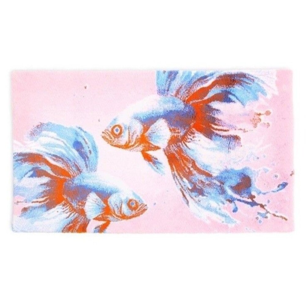 Abyss Habidecor Koi Fish Bath Rug 27 X 47 - NEW $650